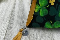 Clover Tarot Bag/ Keepsake Bag / Drawstring Bag / Oracle Bag / Jewelry Bag / Crystal Bag / Gift Bag / Tarot Pouch