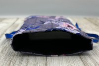 Floral Tarot Bag/ Custom Tarot Bag/ Keepsake Bag / Drawstring Bag / Oracle Bag / Jewelry Bag / Crystal Bag / Gift Bag / Tarot Pouch