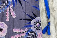 Floral Tarot Bag/ Custom Tarot Bag/ Keepsake Bag / Drawstring Bag / Oracle Bag / Jewelry Bag / Crystal Bag / Gift Bag / Tarot Pouch