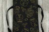 Skull Snake Tarot Bag/ Custom Tarot Pouch/ Keepsake Bag / Drawstring Bag / Oracle Bag / Crystal Bag / Tarot Pouch / Cosmetic Bag