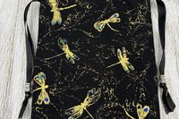 Dragonfly Tarot Bag/ Custom Tarot Pouch/ Keepsake Bag / Drawstring Bag / Oracle Bag / Crystal Bag / Tarot Pouch / Cosmetic Bag