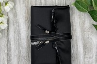 Reversible Satin Lined Tarot Wrap/ Moonlight Forest Tarot Wrap / Tarot Supplies / Tarot Deck Storage / Tarot Cloth / Tarot Supplies / Altar