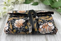 Reversible Silk Lined Tarot Wrap/ William Morris Tarot Wrap / Tarot Supplies / Tarot Deck Storage / Tarot Cloth / Tarot Supplies / Altar