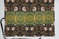 Reversible Silk Lined Tarot Wrap/ William Morris Tarot Wrap / Tarot Supplies / Tarot Deck Storage / Tarot Cloth / Tarot Supplies / Altar