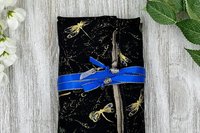 Reversible Silk Lined Tarot Wrap/ Dragonfly Tarot Wrap / Tarot Supplies / Tarot Deck Storage / Tarot Cloth / Tarot Supplies / Altar