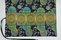 Reversible Silk Lined Tarot Wrap/ Celestial Tarot Wrap / Tarot Supplies / Tarot Deck Storage / Tarot Cloth / Tarot Supplies / Altar