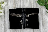 Reversible Cotton Lined Tarot Wrap/ Skull Tarot Wrap / Tarot Supplies / Tarot Deck Storage / Tarot Cloth / Tarot Supplies / Altar