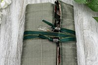 Reversible Silk Lined Tarot Wrap/ William Morris Tarot Wrap / Tarot Supplies / Tarot Deck Storage / Tarot Cloth / Tarot Supplies / Altar