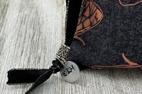 Moth Tarot Bag/ Custom Tarot Pouch/ Keepsake Bag / Drawstring Bag / Oracle Bag / Crystal Bag / Tarot Pouch / Cosmetic Bag