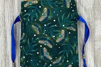 Firefly Tarot Bag/ Custom Tarot Pouch/ Keepsake Bag / Drawstring Bag / Oracle Bag / Crystal Bag / Tarot Pouch / Cosmetic Bag