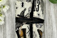 Reversible Cotton Lined Tarot Wrap/ HalloweenTarot Wrap / Tarot Supplies / Tarot Deck Storage / Tarot Cloth / Tarot Supplies / Altar