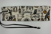 Reversible Cotton Lined Tarot Wrap/ HalloweenTarot Wrap / Tarot Supplies / Tarot Deck Storage / Tarot Cloth / Tarot Supplies / Altar