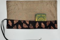 Reversible Silk Lined Tarot Wrap/ Moth Tarot Wrap / Tarot Supplies / Tarot Deck Storage / Tarot Cloth / Tarot Supplies / Altar