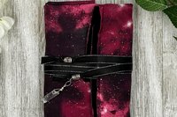 Reversible Cotton Lined Tarot Wrap/ Galaxy Tarot Wrap / Tarot Supplies / Tarot Deck Storage / Tarot Cloth / Tarot Supplies / Altar