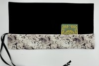 Reversible Cotton Lined Tarot Wrap/ Moons Tarot Wrap / Tarot Supplies / Tarot Deck Storage / Tarot Cloth / Tarot Supplies / Altar