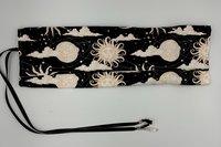 Reversible Silk Lined Tarot Wrap/ Sun Tarot Wrap / Tarot Supplies / Tarot Deck Storage / Tarot Cloth / Tarot Supplies / Altar
