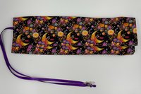 Reversible Silk Lined Tarot Wrap/ Moon Tarot Wrap / Tarot Supplies / Tarot Deck Storage / Tarot Cloth / Tarot Supplies / Altar