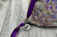 Floral Butterfly Tarot Bag/ Custom Tarot Pouch/ Keepsake Bag / Drawstring Bag / Oracle Bag / Crystal Bag / Tarot Pouch / Cosmetic Bag