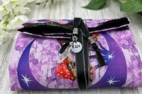 Reversible Cotton Lined Tarot Wrap/ Cat Tarot Wrap / Tarot Supplies / Tarot Deck Storage / Tarot Cloth / Tarot Supplies / Altar