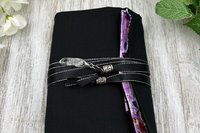 Reversible Cotton Lined Tarot Wrap/ Cat Tarot Wrap / Tarot Supplies / Tarot Deck Storage / Tarot Cloth / Tarot Supplies / Altar
