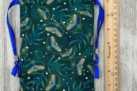 Firefly Tarot Bag/ Custom Tarot Pouch/ Keepsake Bag / Drawstring Bag / Oracle Bag / Crystal Bag / Tarot Pouch / Cosmetic Bag