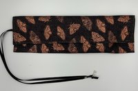 Reversible Silk Lined Tarot Wrap/ Moth Tarot Wrap / Tarot Supplies / Tarot Deck Storage / Tarot Cloth / Tarot Supplies / Altar