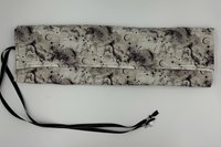 Reversible Cotton Lined Tarot Wrap/ Moons Tarot Wrap / Tarot Supplies / Tarot Deck Storage / Tarot Cloth / Tarot Supplies / Altar