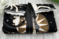 Reversible Silk Lined Tarot Wrap/ Sun Tarot Wrap / Tarot Supplies / Tarot Deck Storage / Tarot Cloth / Tarot Supplies / Altar