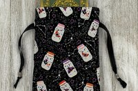 Constellations Tarot Bag/ Custom Tarot Pouch/ Keepsake Bag / Drawstring Bag / Oracle Bag / Crystal Bag / Tarot Pouch / Cosmetic Bag