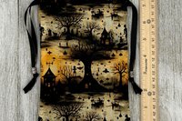 Creepy Tarot Bag/ Custom Tarot Pouch/ Keepsake Bag / Drawstring Bag / Oracle Bag / Crystal Bag / Tarot Pouch / Cosmetic Bag