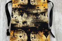 Creepy Tarot Bag/ Custom Tarot Pouch/ Keepsake Bag / Drawstring Bag / Oracle Bag / Crystal Bag / Tarot Pouch / Cosmetic Bag