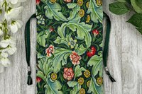 William Morris Tarot Bag/ Custom Tarot Bag/ Keepsake Bag / Drawstring Bag / Oracle Bag / Jewelry Bag / Crystal Bag / Gift Bag / Tarot Pouch