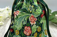 William Morris Tarot Bag/ Custom Tarot Bag/ Keepsake Bag / Drawstring Bag / Oracle Bag / Jewelry Bag / Crystal Bag / Gift Bag / Tarot Pouch