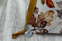 Leaves Tarot Bag/ Custom Tarot bag/ Keepsake Bag / Drawstring Bag / Oracle Bag / Crystal Bag / Gift Bag / Tarot Pouch / Cosmetic Bag