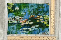 MINI Altar Cloth - Monet, Traveling Altar Cloth, Portable Altar Cloth, Small Spaces Altar, Home Office Altar