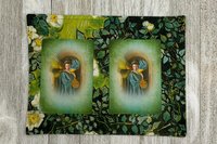 MINI Altar Cloth - Van Gogh, Traveling Altar Cloth, Portable Altar Cloth, Small Spaces Altar, Home Office Altar