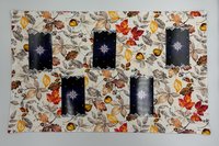 Leaves Altar Cloth, Tarot Cloth, Altar Decor, Double Sided Altar Cloth, Wall Hanging, Dice Mat, Centerpiece