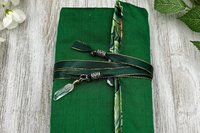 Reversible Silk Lined Tarot Wrap/ William Morris Tarot Wrap / Tarot Supplies / Tarot Deck Storage / Tarot Cloth / Tarot Supplies / Altar