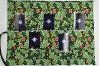 Reversible Silk Lined Tarot Wrap/ William Morris Tarot Wrap / Tarot Supplies / Tarot Deck Storage / Tarot Cloth / Tarot Supplies / Altar