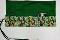 Reversible Silk Lined Tarot Wrap/ William Morris Tarot Wrap / Tarot Supplies / Tarot Deck Storage / Tarot Cloth / Tarot Supplies / Altar