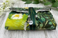 Reversible Silk Lined Tarot Wrap/ Van Gogh Tarot Wrap / Tarot Supplies / Tarot Deck Storage / Tarot Cloth / Tarot Supplies / Altar