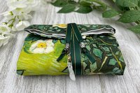 Reversible Silk Lined Tarot Wrap/ Van Gogh Tarot Wrap / Tarot Supplies / Tarot Deck Storage / Tarot Cloth / Tarot Supplies / Altar