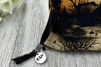 Creepy Tarot Bag/ Custom Tarot Pouch/ Keepsake Bag / Drawstring Bag / Oracle Bag / Crystal Bag / Tarot Pouch / Cosmetic Bag