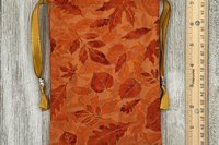 Leaves Tarot Bag/ Custom Tarot Pouch/ Keepsake Bag / Drawstring Bag / Oracle Bag / Crystal Bag / Tarot Pouch / Cosmetic Bag