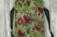 Cardinal Tarot Bag/ Custom Tarot Pouch/ Keepsake Bag / Drawstring Bag / Oracle Bag / Crystal Bag / Tarot Pouch / Cosmetic Bag