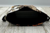 Floral Skull Tarot Bag/ Custom Tarot Pouch/ Keepsake Bag / Drawstring Bag / Oracle Bag / Crystal Bag / Tarot Pouch / Cosmetic Bag