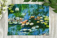 MINI Altar Cloth - Monet, Traveling Altar Cloth, Portable Altar Cloth, Small Spaces Altar, Home Office Altar