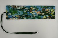 Reversible Satin Lined Tarot Wrap/ Monet Tarot Wrap / Tarot Supplies / Tarot Deck Storage / Tarot Cloth / Tarot Supplies / Altar