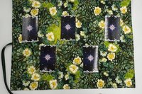 Reversible Silk Lined Tarot Wrap/ Van Gogh Tarot Wrap / Tarot Supplies / Tarot Deck Storage / Tarot Cloth / Tarot Supplies / Altar