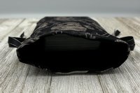 Witchy Skull Tarot Bag/ Custom Tarot Pouch/ Keepsake Bag / Drawstring Bag / Oracle Bag / Crystal Bag / Tarot Pouch / Cosmetic Bag
